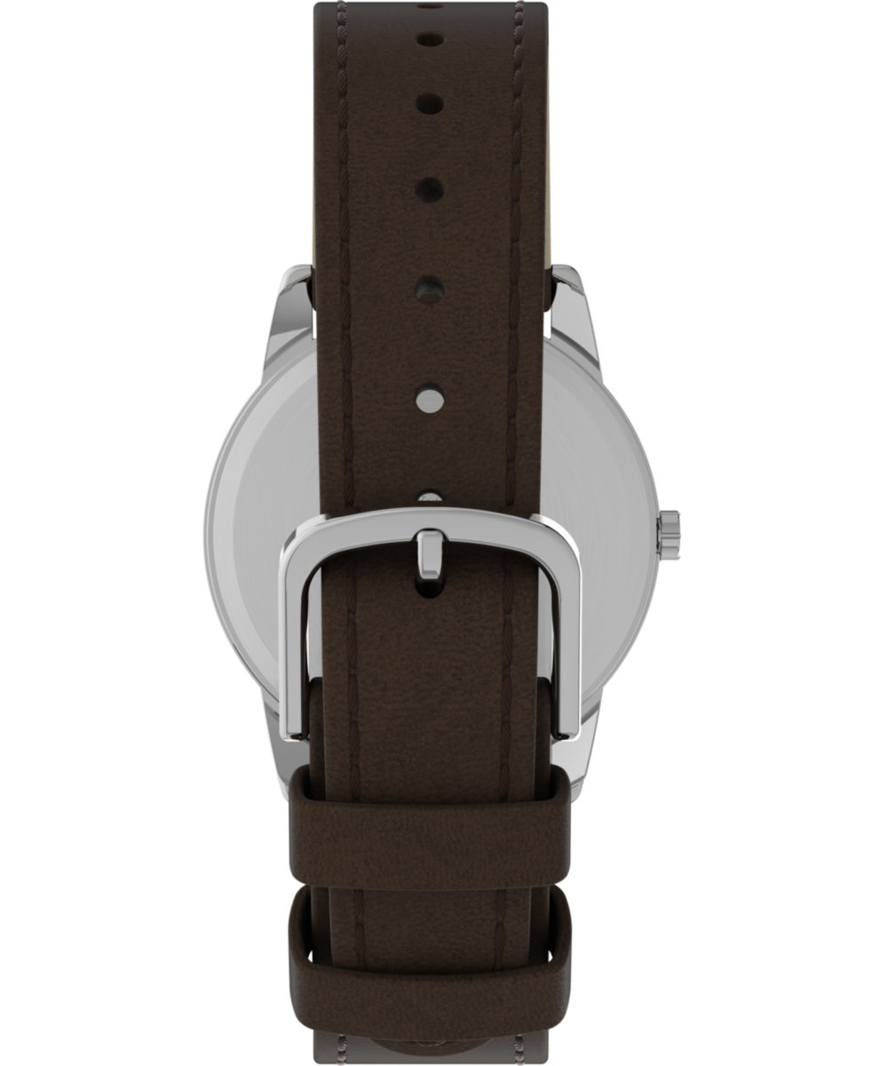 Easy Reader Day Date 35mm Leather Strap Watch