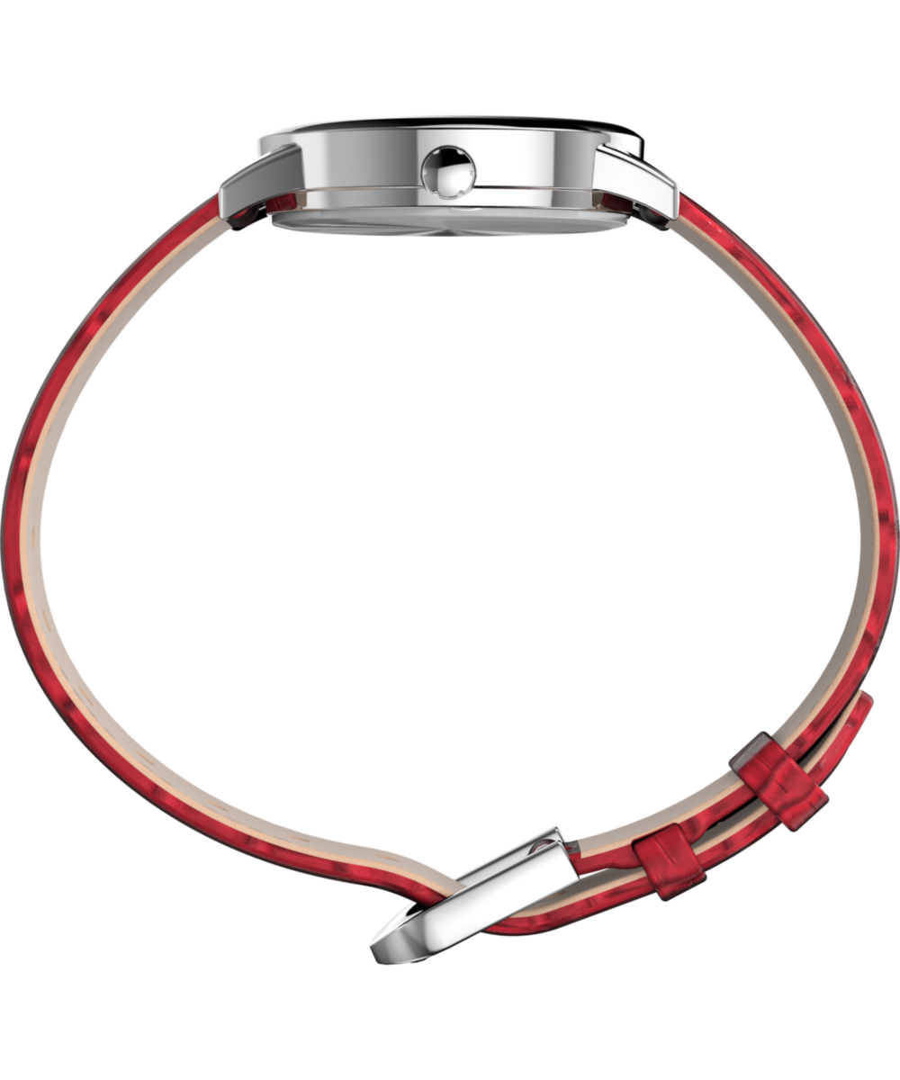 Easy Reader® 30mm Leather Strap Watch