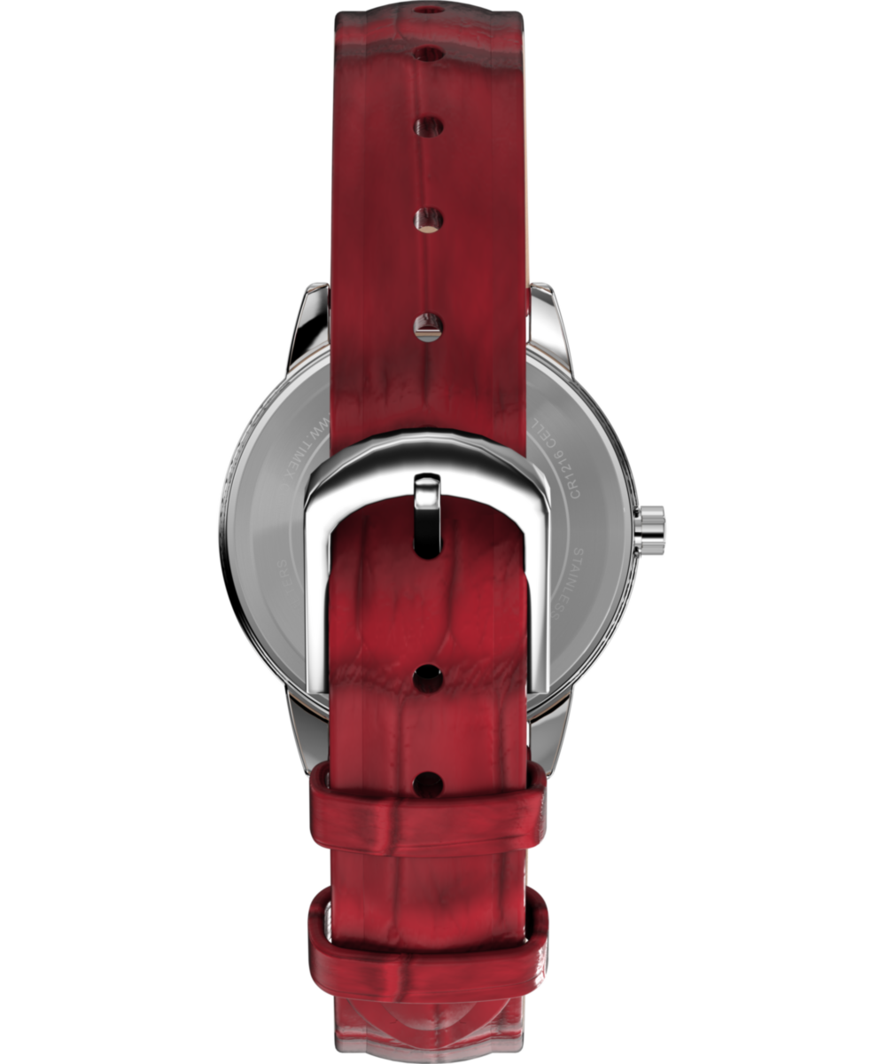 Easy Reader® 30mm Leather Strap Watch