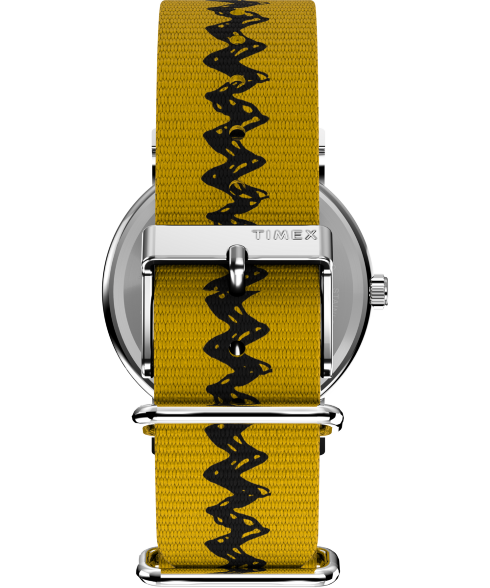 Timex x Peanuts Charlie Brown 38mm Fabric Strap Watch