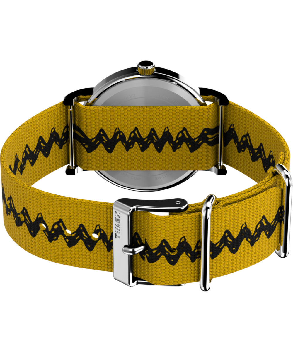 Timex x Peanuts Charlie Brown 38mm Fabric Strap Watch