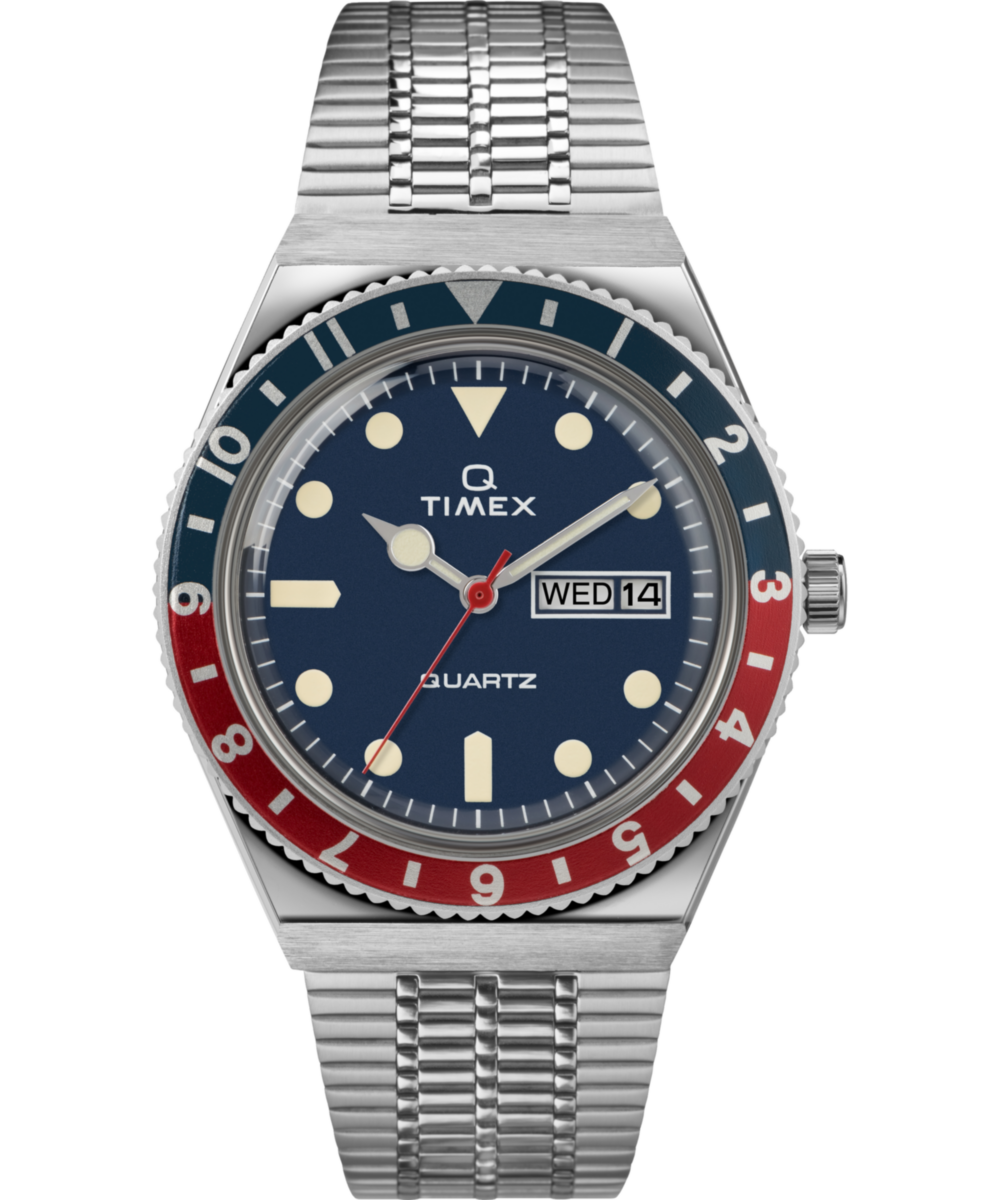 Q Timex Reissue 38mm Stainless Steel Bracelet Watch