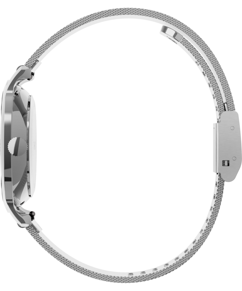 Transcend™ 31mm Stainless Steel Mesh Band Watch