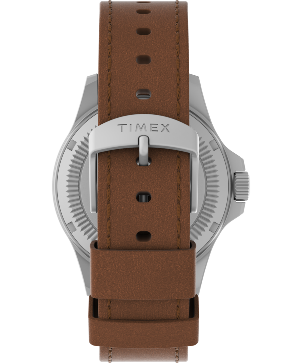 Expedition Field Post Solar 41mm Eco-Friendly Leather Strap Watch