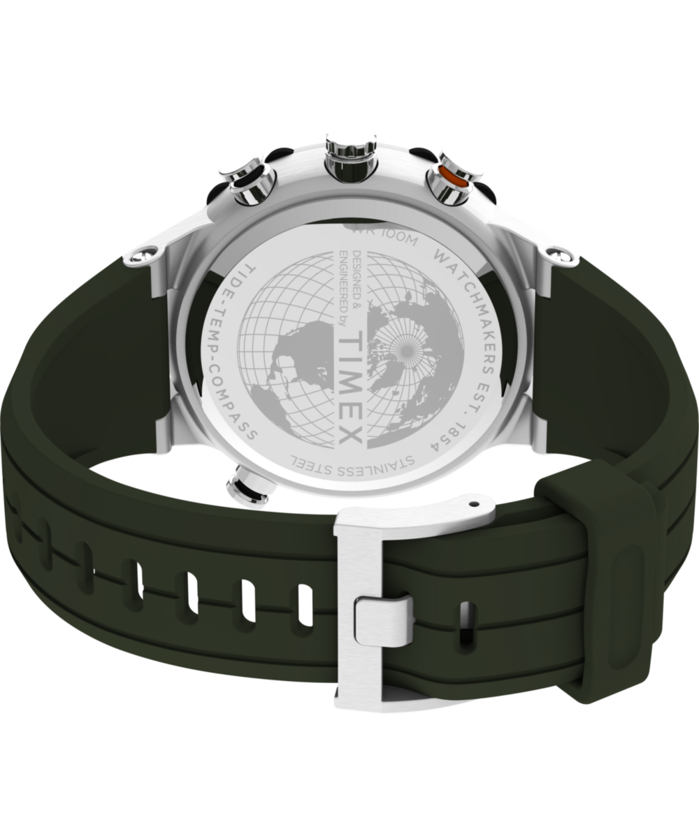 Expedition Tide-Temp-Compass 45mm Silicone Strap Watch