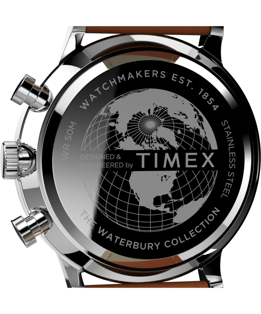 Waterbury Classic Chronograph 40mm Leather Strap Watch