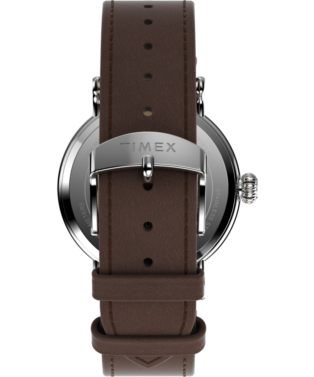 Timex Standard x Peanuts Featuring Snoopy at the Beach 40mm Leather Strap Watch