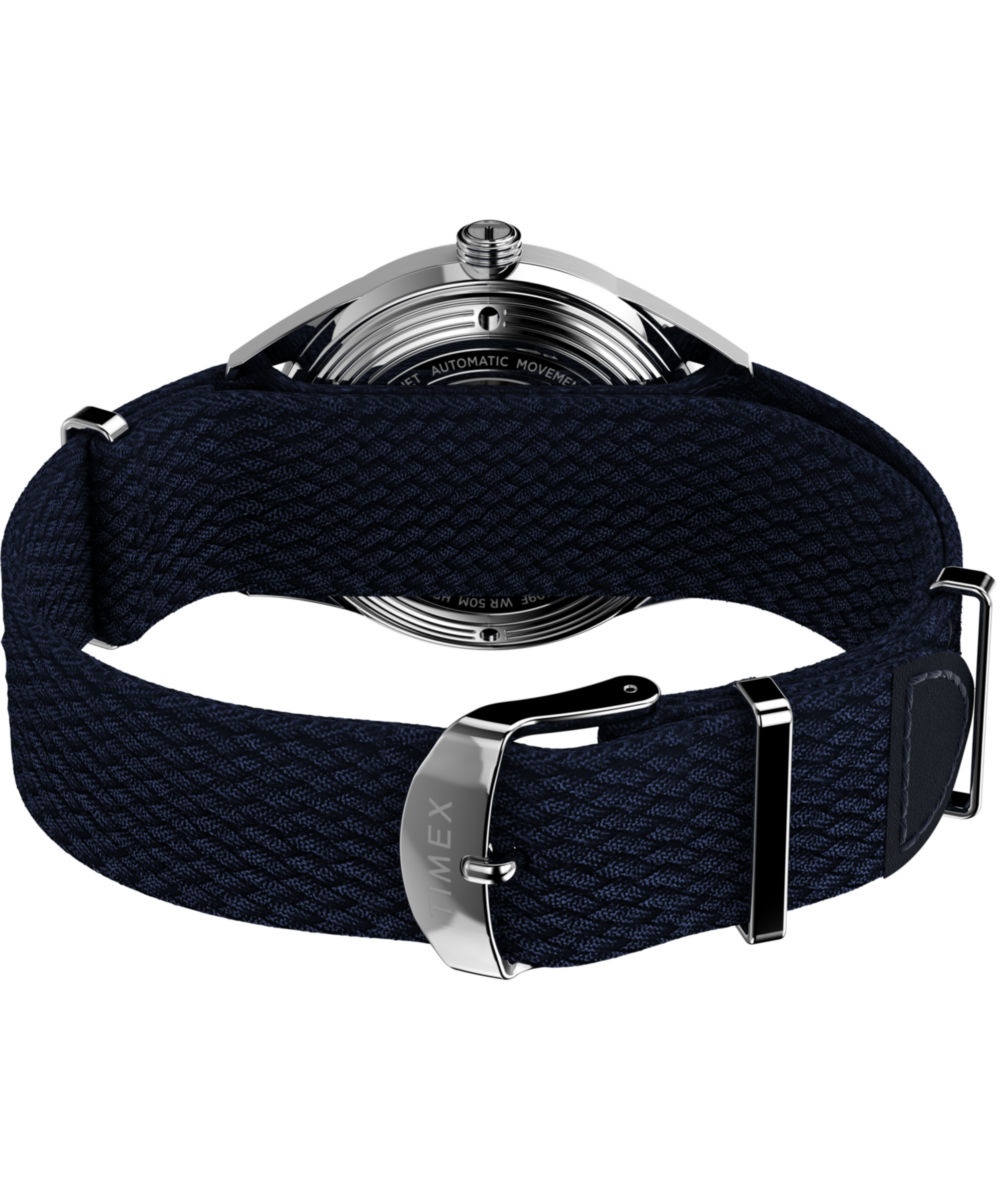 Marlin® Jet Automatic 38mm Fabric Strap Watch