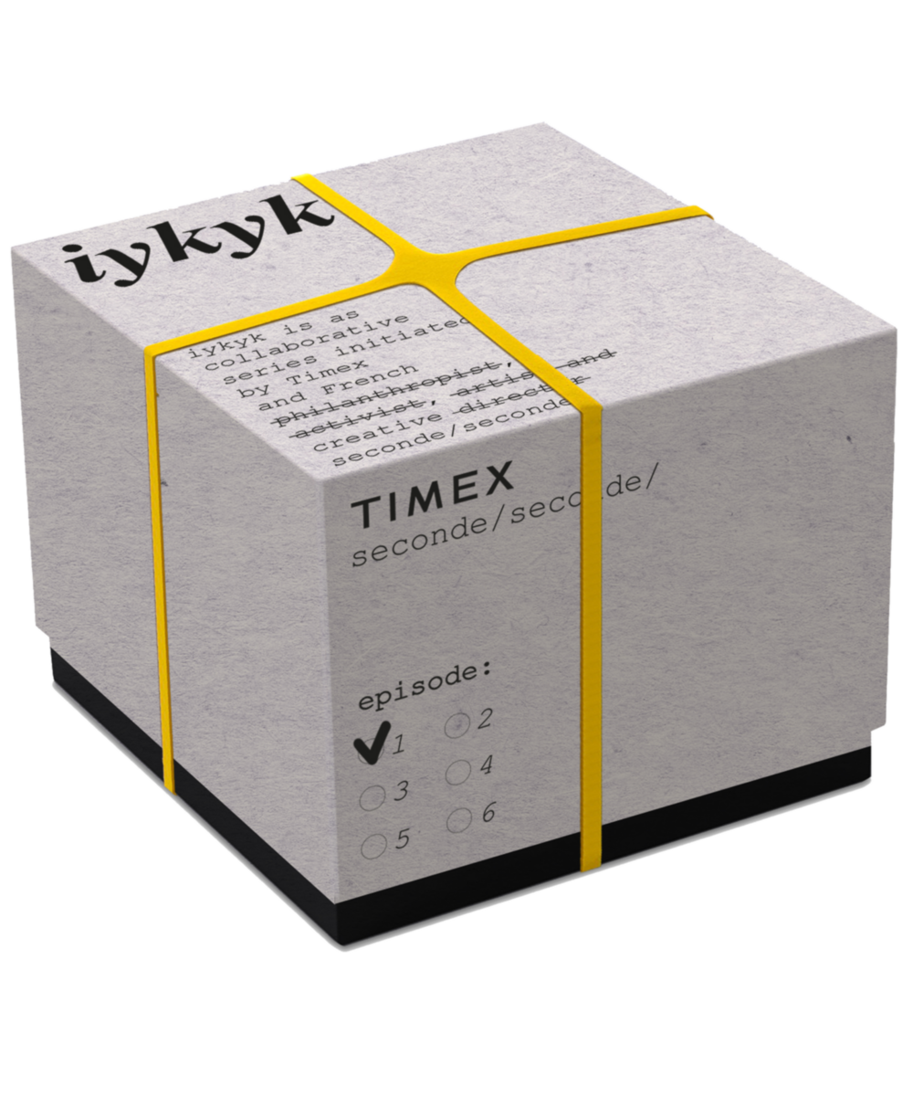 Timex x seconde/seconde/ Episode #1 38mm Stainless Steel Bracelet Watch