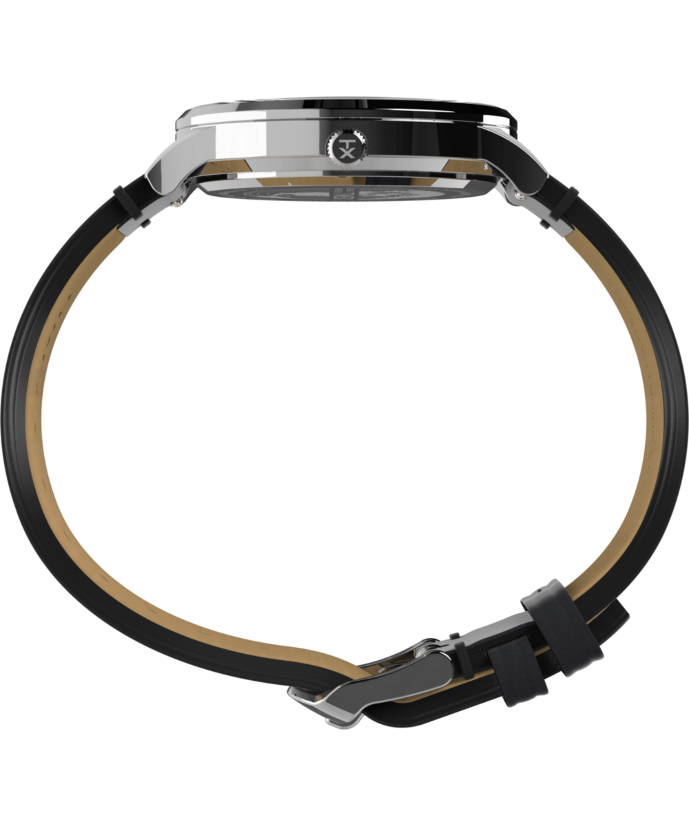 Waterbury Classic 40mm Leather Strap Watch