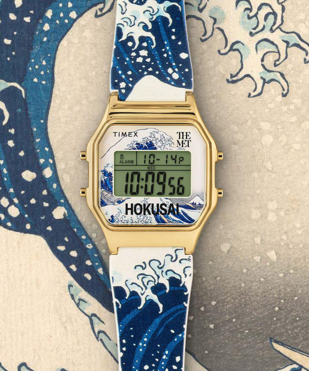 Timex x The MET Hokusai 34mm Resin Strap Watch