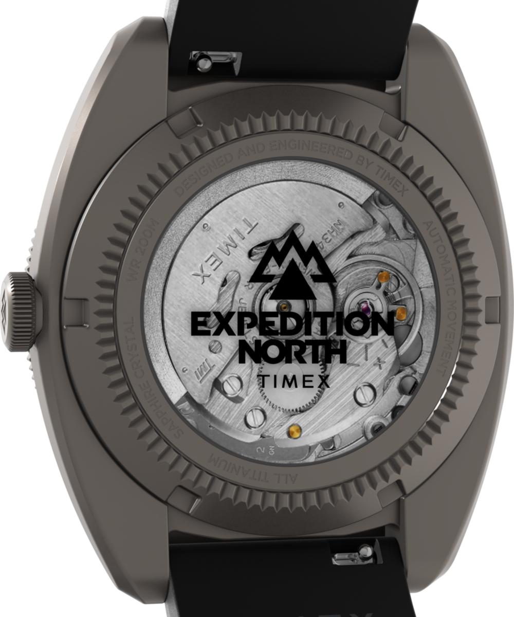 Expedition GMT Titanium Automatic 41mm Silicone Strap Watch