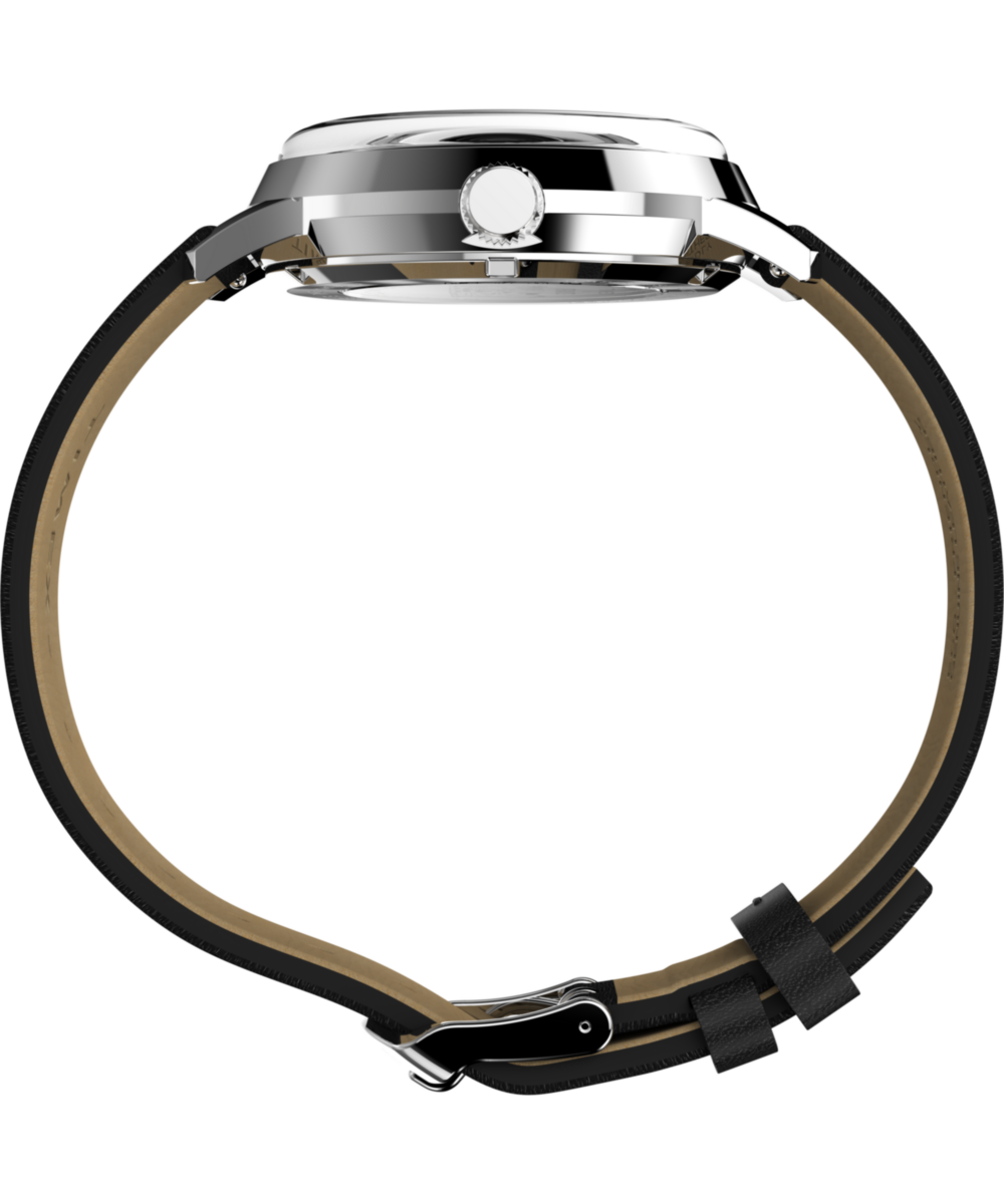 Timex x Peanuts Marlin® Automatic Saxophonist 40mm Leather Strap Watch