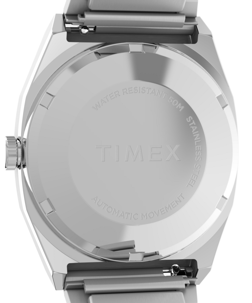 Timex® Automatic 1983 E Line Reissue 34mm Stainless Steel Expansion Band Watch
