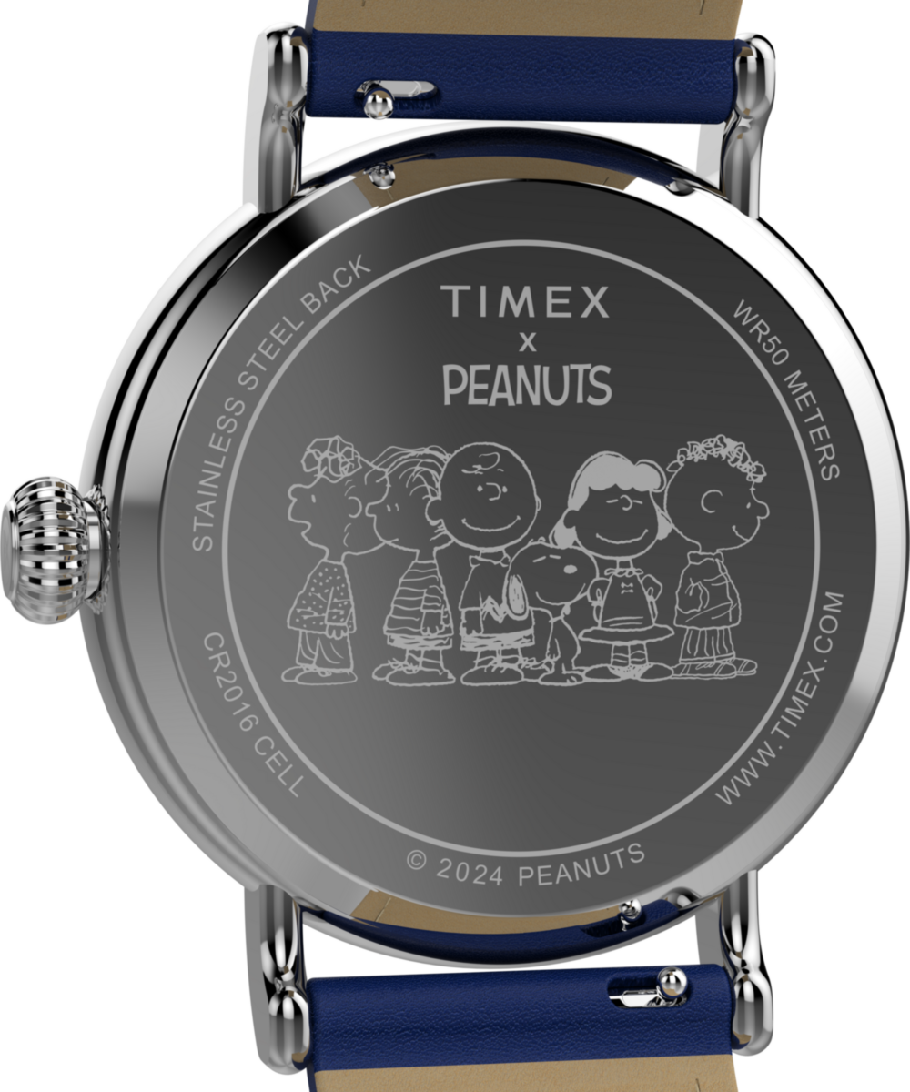 Timex Standard x Peanuts Pumpkin Patch 40mm Leather Strap Watch  