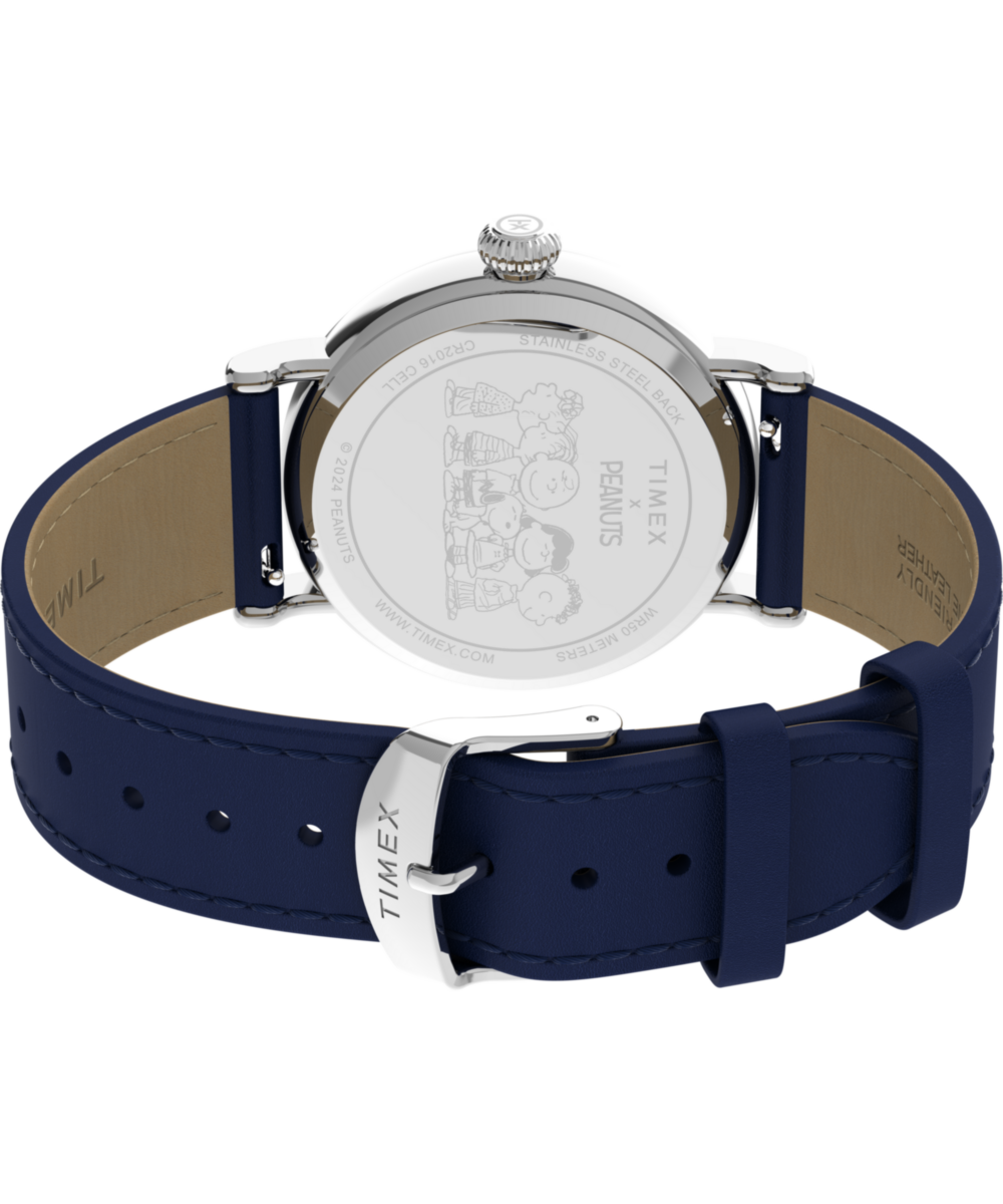 Timex Standard x Peanuts Pumpkin Patch 40mm Leather Strap Watch  