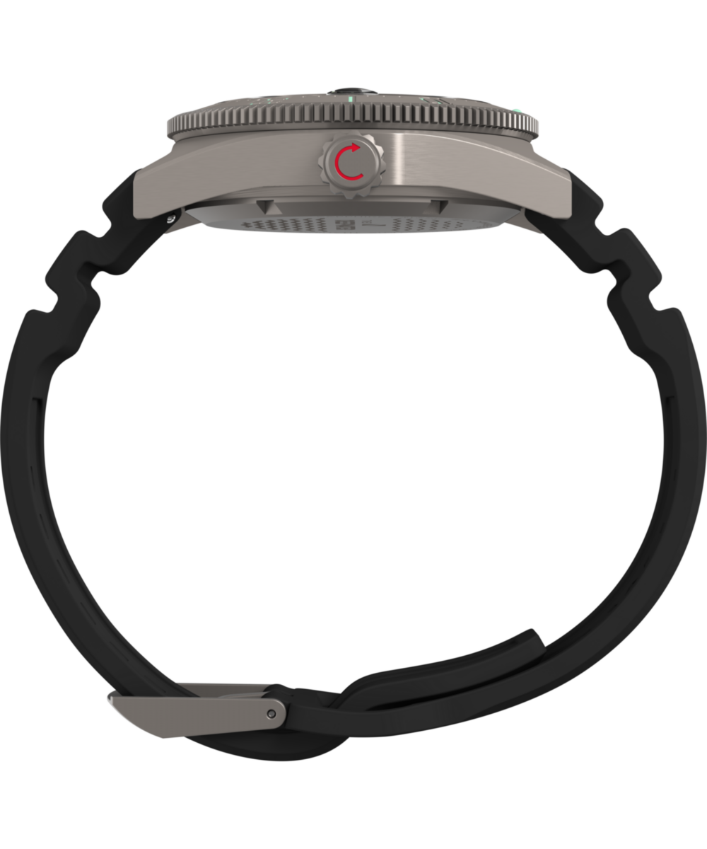 Deepwater Reef 200 Titanium Automatic 41mm Synthetic Rubber Strap Watch