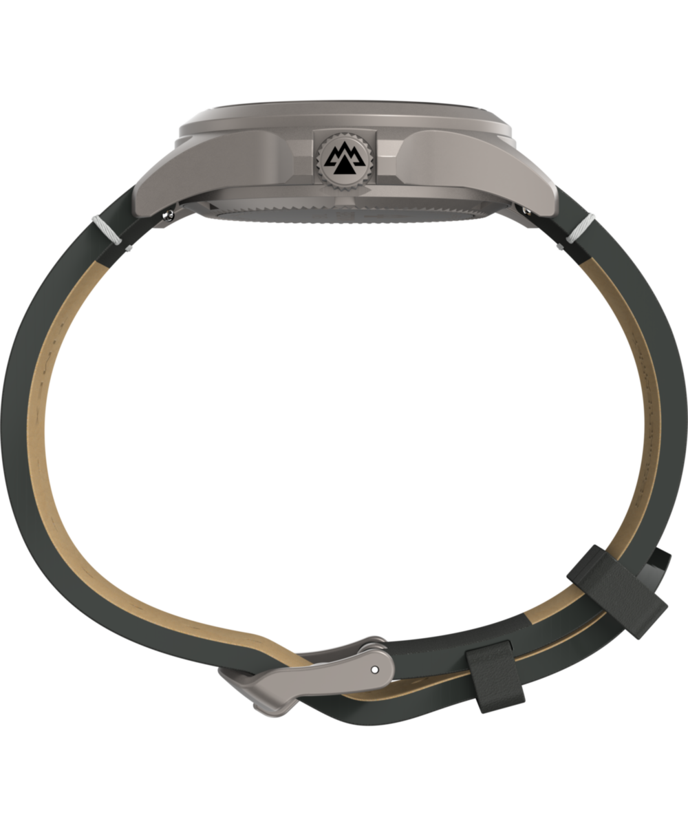 Expedition Titanium 38mm Leather Strap Watch 