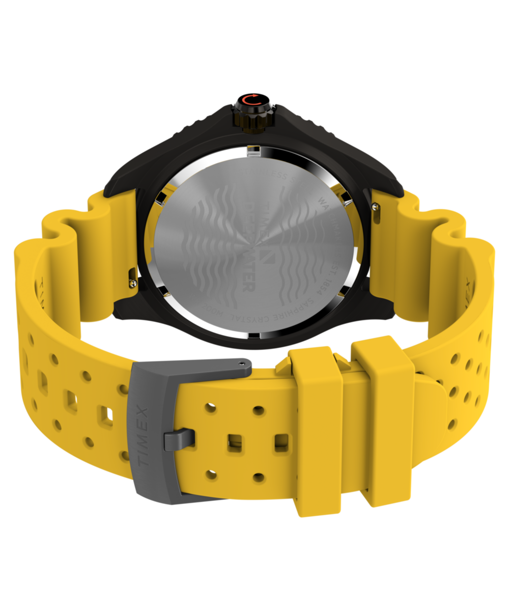 Deepwater Meridian 200 44mm Synthetic Rubber Strap Watch 