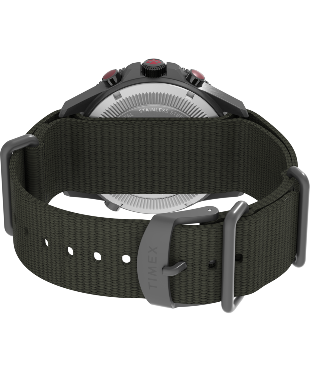 Expedition Tide-Temp-Compass 43mm Fabric Strap Watch