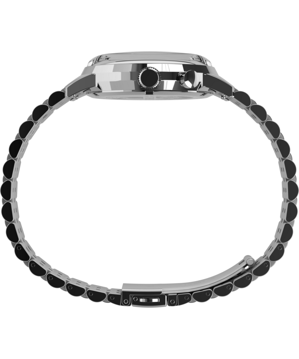 Marlin® Moon Phase Multifunction 40mm Stainless Steel Bracelet Watch