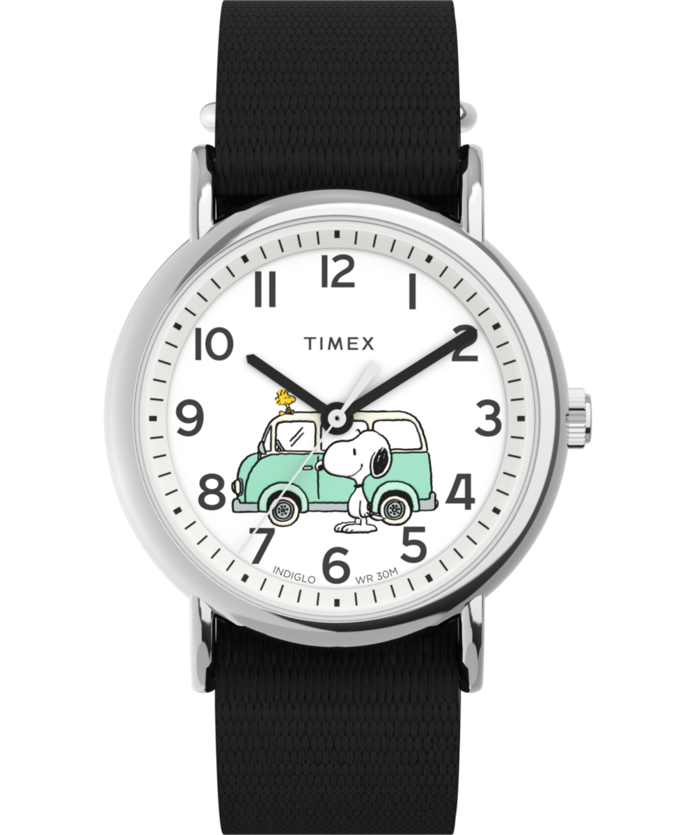 Timex Weekender x Peanuts Van 38mm Fabric Strap Watch
