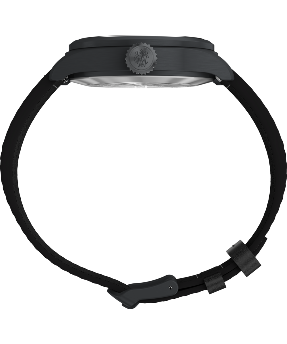 Waterbury Ace 41mm Leather Strap Watch