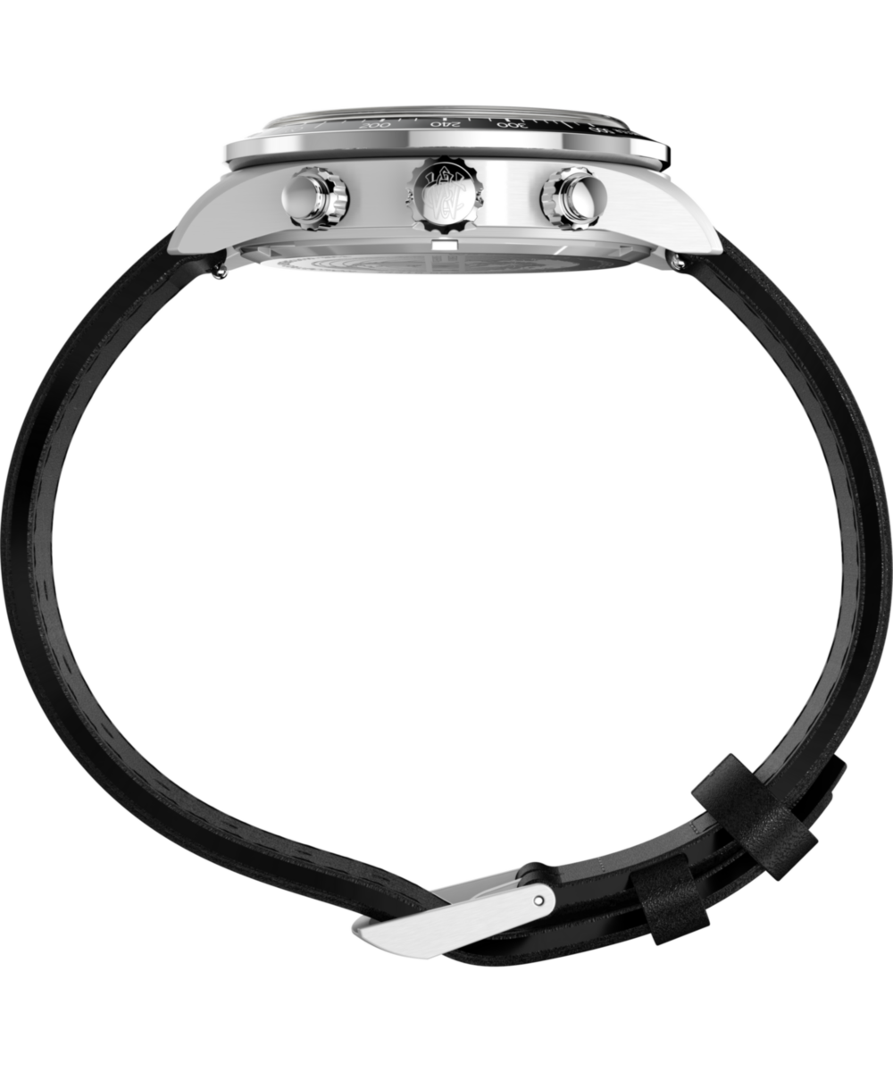 Waterbury Heritage Chronograph 39mm Leather Strap Watch 