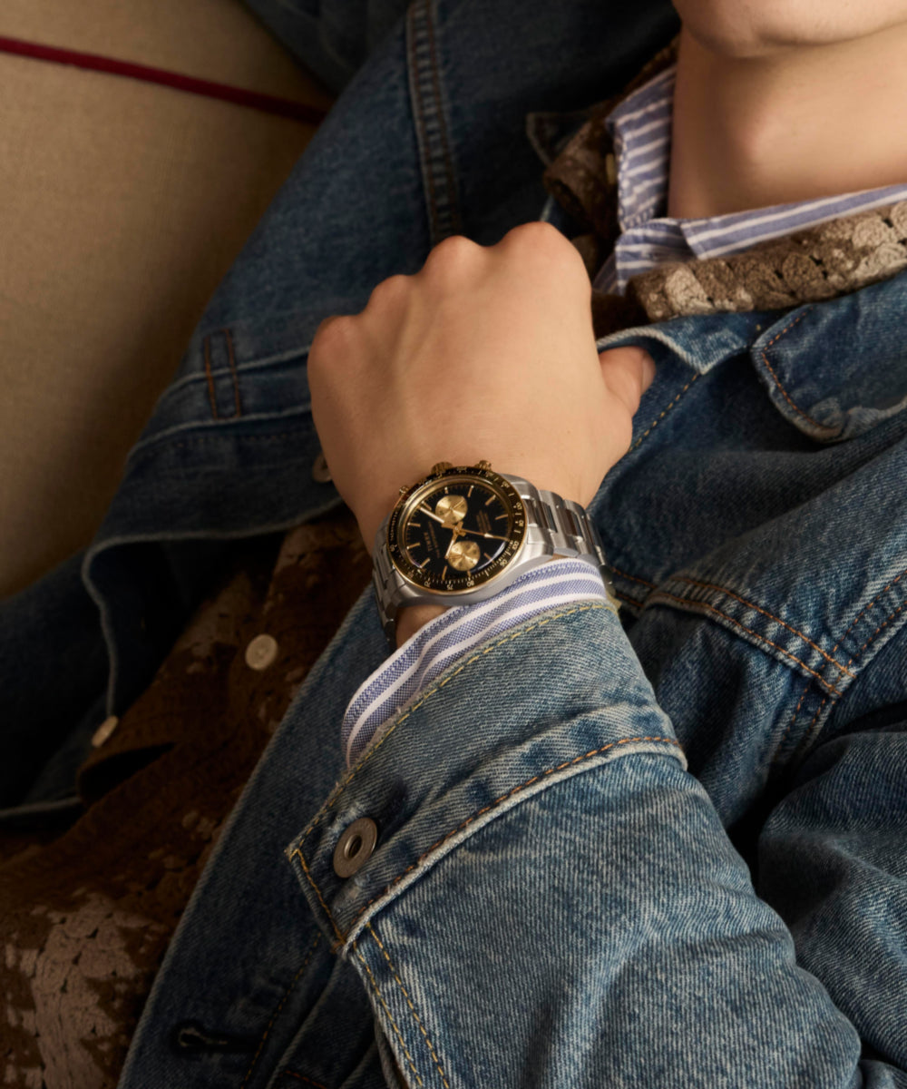 Waterbury Heritage Chronograph 39mm Stainless Steel Bracelet Watch  