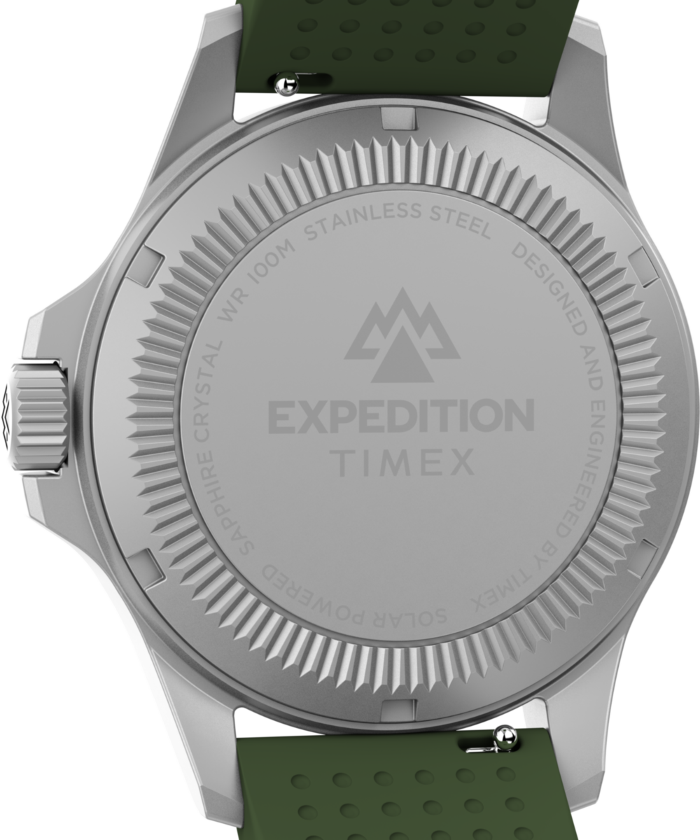 Expedition® Field Post Solar 41mm Silicone Strap Watch