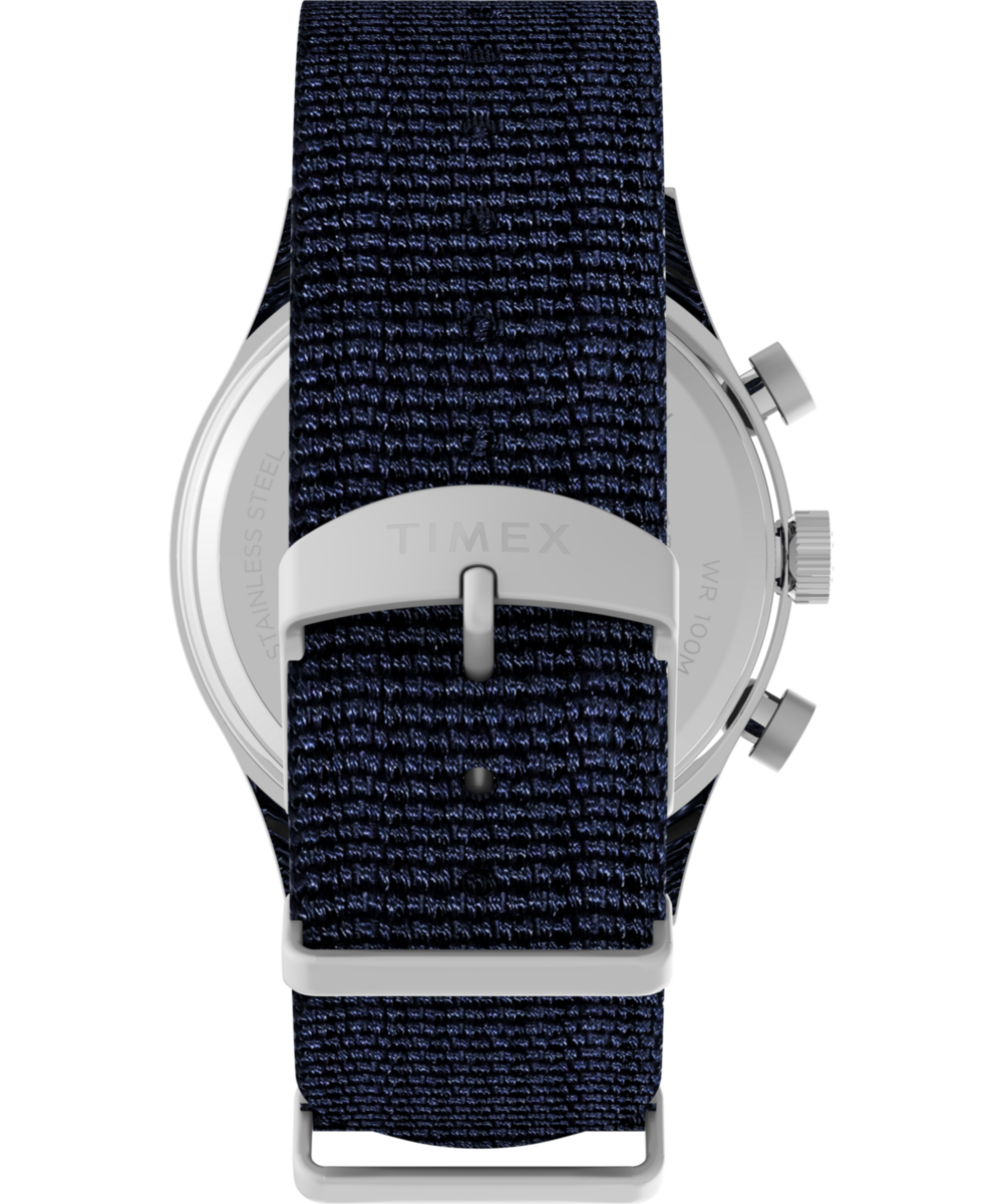 Waterbury Traditional Fly-Back Chronograph 43mm Fabric Strap Watch