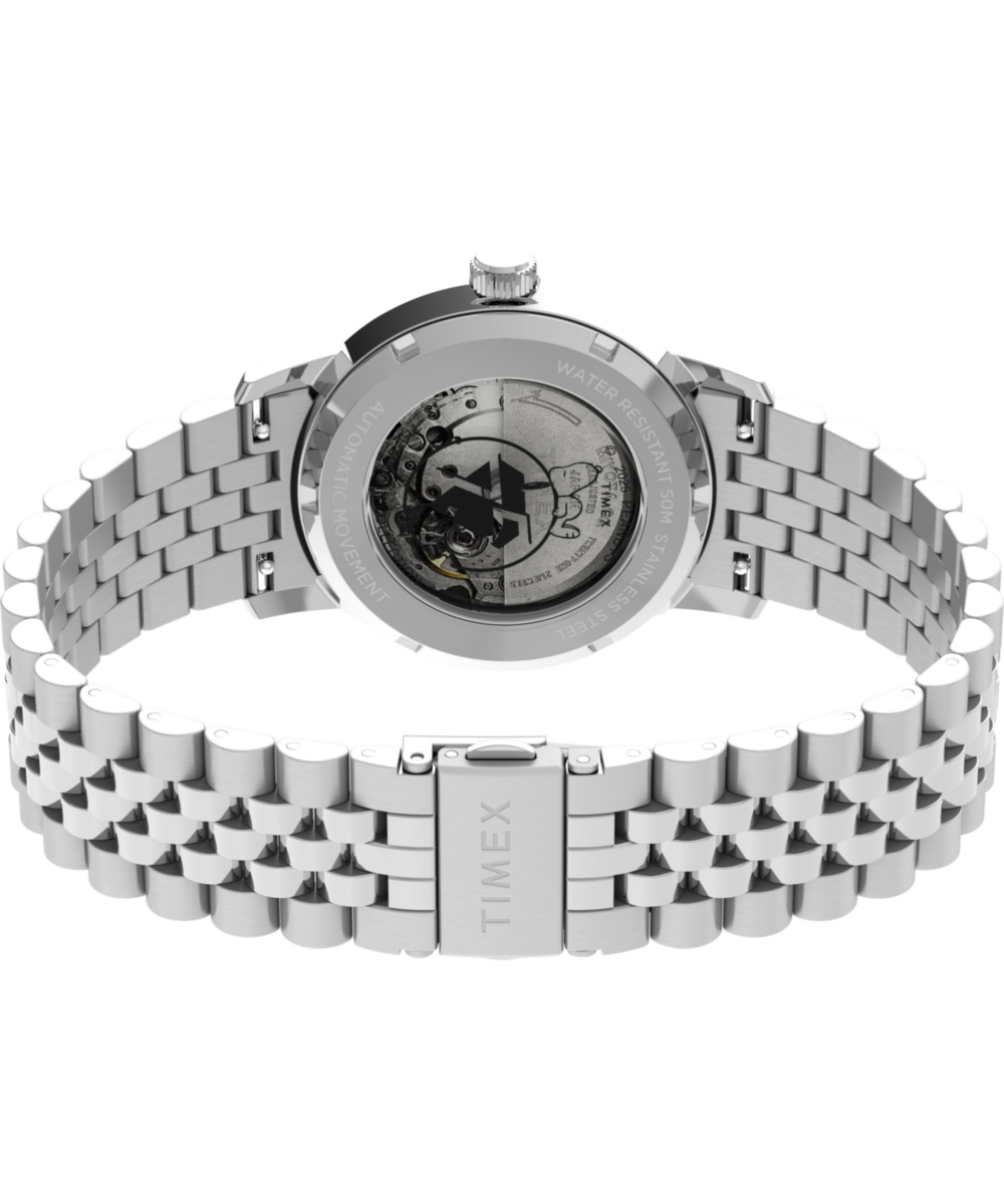 Timex x Peanuts® Marlin® Automatic 75th Anniversary 40mm Stainless Steel Bracelet Watch