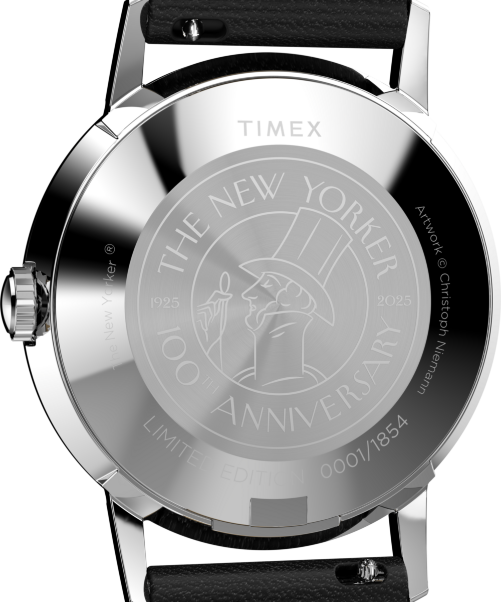 Timex | The New Yorker Marlin® Hand-Wound 34mm Leather Strap Watch